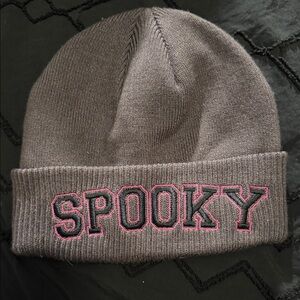 Gray 'Spooky' Beanie